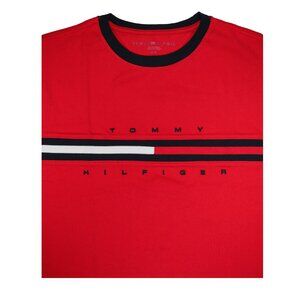 NWT TOMMY HILFIGER Men SS Crew Big Flag Logo T-Shirt Tee Regular Fit MSRP $44.50